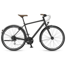 Велосипед Winora Flitzer men 28" 24-G Acera, рама 56 см , черный матовый, 2021 (арт 4050024856)